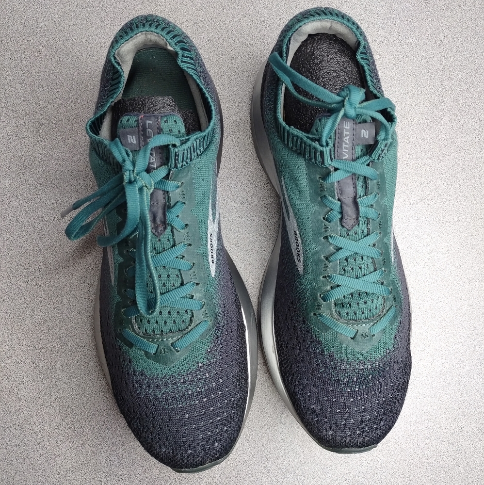 BROOKS LEVITATE 2 MALLARD GREEN/GREY/BLACK SALE Size 9